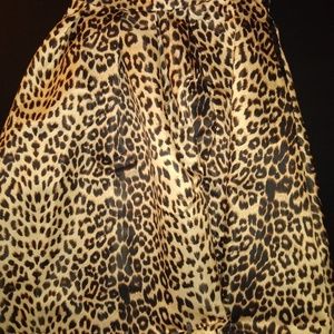 Women's Leopard Print Skirt